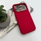 Захисний чохол-накладка Silicone Full Case AA Open Cam для Apple iPhone 17 Pro Rose Red (FullOpeAAi17PM-21) - зображення 4