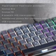 Клавіатура GamePro MK140R Red Swich Low Profile USB Dark Gray (MK140R) GamePro MK140R 996482 - зображення 9