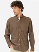 Рубашка хлопковая мужская Camel Active 409116-7S16-26 2XL Коричневая (4063366248451) - изображение 1