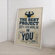 Мотивационный постер The Best Project You'll Ever Work On Is You А3 30х42 см (MOTN021_А3) - изображение 4