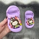 Кроксы сабо детские для девочки Dago Style лавандовые пена ЭВА 27р (17 см) 7149 - изображение 3