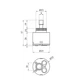 Картридж для смесителя Sedal 08EX35L0004 35mm Flat - изображение 2