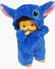 М'яка іграшка-мавпочка Мончічі (Monchhichi) у костюмі Стіча, висота 20 см - зображення 5