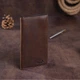 Бумажник мужской вертикальный матовый SHVIGEL 16198 Коричневый - изображение 6
