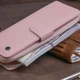 Вертикальный вместительный кошелек из кожи женский ST Leather 19303 Розовый - изображение 8