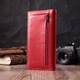 Вертикальный женский кошелек на магнитах из натуральной кожи ST Leather 22539 Красный - изображение 6