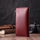 Вертикальный женский кошелек-клатч из натуральной кожи ST Leather 22535 Бордовый - изображение 8