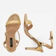 Женские босоножки Nine West S2S15503 5906751045114 38 25.1 см Золотистые (5906751045213) - изображение 5