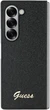 Панель Guess 4G Glitter Script Case для Samsung Galaxy Z Fold 6 Black (3666339322632) - зображення 1