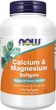 Кальцій, магній із вітаміном Д3 та цинком Now Foods, Calcium & Magnesium with Vitamin D3 and Zinc, 120 капсул - зображення 1