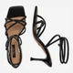 Женские босоножки Nine West SM237-011A 5906751045923 37 24.5 см Черные (5906751045947) - изображение 5