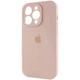 Чохол Silicone Premium case з захистом камери для iPhone 14 Pro Full Camera Protective pink sand 9846 - изображение 3