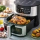 Аэрогриль Silver Crest SC-8855S 8 л 4200 Вт сенсорное управление Hot Air Technology фритюрница без масла - изображение 4