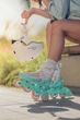 Раздвижные ролики Raven Profession White/Mint/Orange размер 35-38 (smj609) - изображение 7