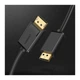 Кабель мультимедийный DisplayPort M to DisplayPort M 1.5m DP102 black Ugreen - изображение 3