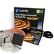 Комплект теплої підлоги NAVIN HaloClear Comfort 175 Вт / 0.9 - 1.2 м² (9.7 м) нагрівальний кабель + терморегулятор WT410 W-16A з Wi-Fi, чорний матовий - изображение 2