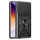 Чехол Primo Shockproof для Xiaomi Redmi Note 14 4G - противоударный, с подставкой и шторкой для камеры - Black - изображение 2