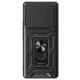 Чехол Primo Shockproof для Xiaomi Redmi Note 15 4G - противоударный, с подставкой и шторкой для камеры - Black - изображение 2