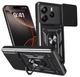 Чехол Primo Shockproof для Xiaomi Redmi Note 14 4G - противоударный, с подставкой и шторкой для камеры - Black - изображение 4