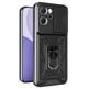 Чехол Primo Shockproof для Oppo Reno 14F 5G - противоударный, с подставкой и шторкой для камеры - Black - изображение 3