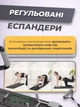 Складной пилатес-тренажер с резинками, домашний тренажер для пресса, ног и приседаний, платформа с эспандерами и таймером до 200 кг, черный - изображение 5