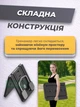Складной пилатес-тренажер с резинками, домашний тренажер для пресса, ног и приседаний, платформа с эспандерами и таймером до 200 кг, черный - изображение 6