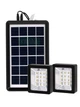 Солнечная панель с 2 LED прожекторами, автономная станция освещения с Power Bank USB IP64, портативная солнечная система - изображение 9