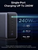 Зарядний пристрій UGREEN Nexode 500W GaN Ultra Power Station - зображення 3