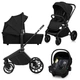 Универсальная коляска 3 в 1 Lionelo MIKA PLUS 3IN1 BLACK ONYX - изображение 1