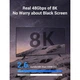 Кабель мультимедійний HDMI M to HDMI M 5.0m 8K cotton braided blue VENTION - зображення 6