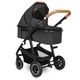 Универсальная коляска 3 в 1 Lionelo AMBER GREY GRAPHITE - зображення 2