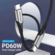 Дата кабель USB-C to USB-C 2.0m aluminum gray Vention (TADHH) - зображення 1