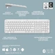 Клавиатура Logitech K950 Bluetooth/Wireless UA Off-White (920-012466) - изображение 3