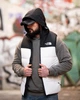 Чоловіча весняна жилетка The North Face L чорно-біла (95327) - зображення 2