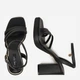 Женские босоножки Nine West TS6197-01 5906751132630 40 26.6 см Черные (5906751132746) - изображение 5