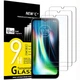 Захисне скло, NEW'C, Motorola Defy (2021), прозоре, 3 шт, 9H, 0.33 мм, без бульбашок, антивідбиткове, антиударне - зображення 1
