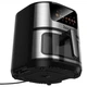 Аерогриль Hoco HJD53A multifunctional air fryer 8.8L 1700W з сенсорним керуванням, цифровим дисплеєм та віконцем Чорний - изображение 4