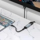 Переходник HOCO Type-C to HDTV conversion cable UA43A |4K, 30Hz, 0.2m| Grey - изображение 7