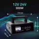 Inteligentna mikroprocesorowa ładowarka Qoltec do akumulatora AGM/GEL/SLA LCD 12-24 V 25 A (5901878525143) - obraz 11