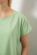 Футболка женская однотонная, цвет оливковый, XL, 244R2300 - изображение 5