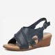 Женские босоножки кожаные Lasocki WB-ELIA-03 5906751024676 36 23.5 см Синие (5906751024874) - изображение 3