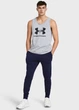 Брюки мужские Under Armour Ua Rival Terry Jogger M Синій 1380843-410 - изображение 4