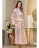 Довгий халат женский Mia-Amore MILINDA 3729, Пудра, L/XL - изображение 3