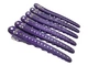 Металлический парикмахерский зажим Zauber-manicure (фиолетовый) 6шт 06-095C-6 - изображение 1