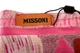 Жіночий рожевий візерунчастий шарф Missoni Bea 200 x 35 см SC13VMD8858 - изображение 3