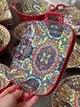Салатник з ручками 23x18,5x4 «Мальований червоний» - изображение 2