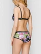 Купальник роздільний huit 8 Love The Keys 20/308 елегантний формована чашка push up шортики 75C/40 Зелений з квітковим принтом (3417853618301) - зображення 2