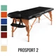 Складной деревянный массажный стол, двухсекционный Medimas Prosport-2, 195 x 70 cм, черный - изображение 2