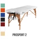 Складной деревянный массажный стол, двухсекционный Medimas Prosport-2, 195 x 70 cм, белый - изображение 2
