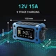 Inteligentna mikroprocesorowa ładowarka Qoltec do akumulatora AGM/GEL/LiFePO4 LCD 12 V 15 A (5901878524962) - obraz 5